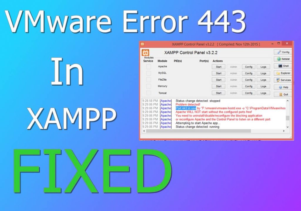 xampp fixed