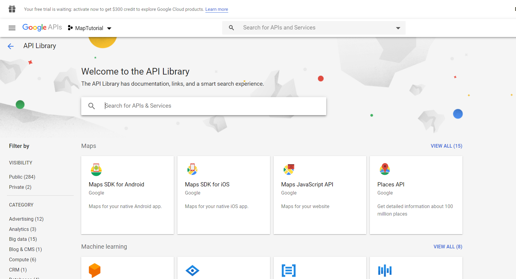 Google apis services