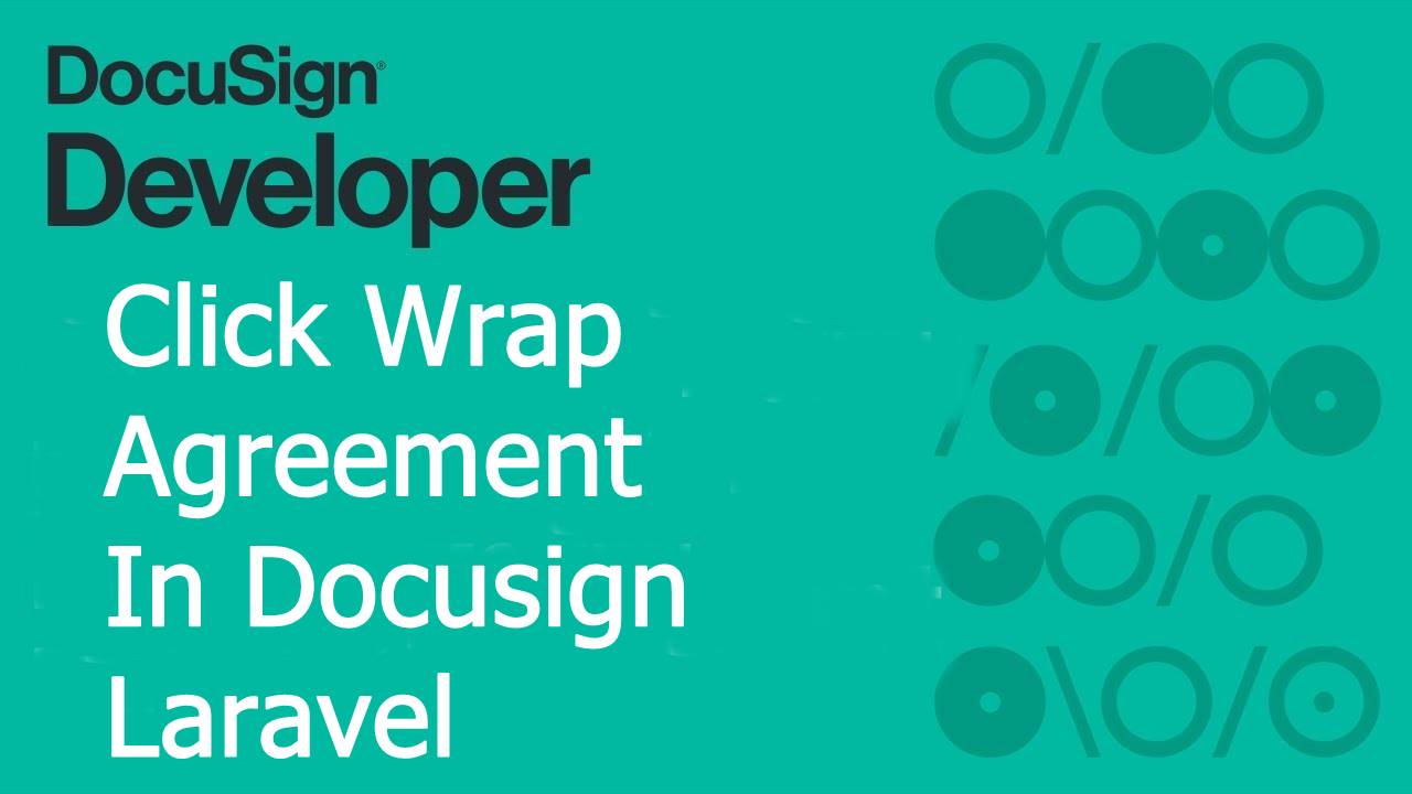 click wrap agreement in docusign