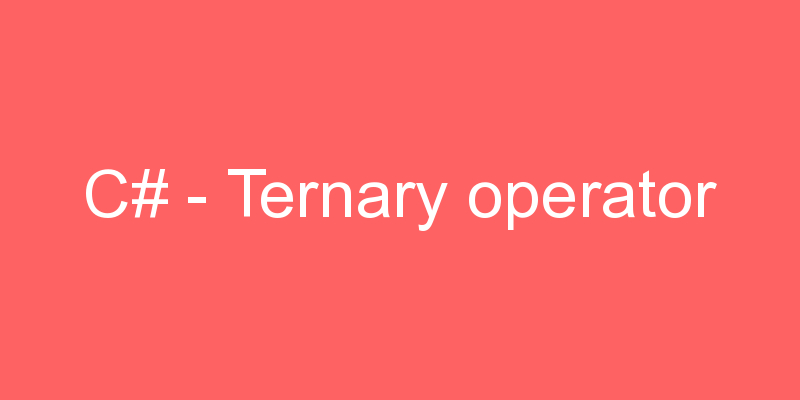 assignment in ternary operator c#