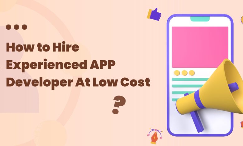 How to hire experienced app developer at low cost