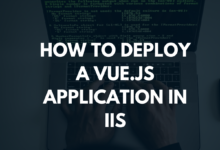 "Deploying a Vue.js application on IIS with step-by-step setup and configuration for seamless hosting."