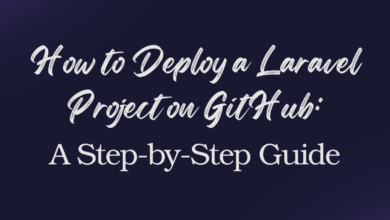 "Step-by-Step Guide to Deploy a Laravel Project on GitHub"