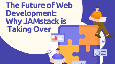 "A developer working on a JAMstack website using modern frontend frameworks like Next.js and Gatsby, ensuring fast performance and security."