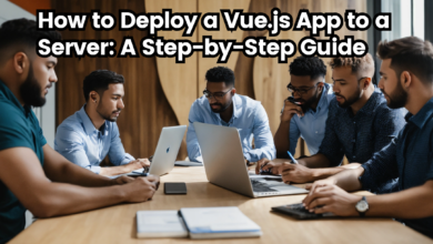 Step-by-step guide to deploying a Vue.js app to a server, including hosting options like cPanel, VPS, Netlify, and Vercel